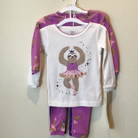Carters Just one you sloth pj set - Picture 2 of 4